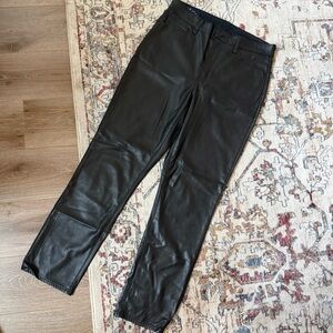 Gap high rise vintage slim faux leather pants